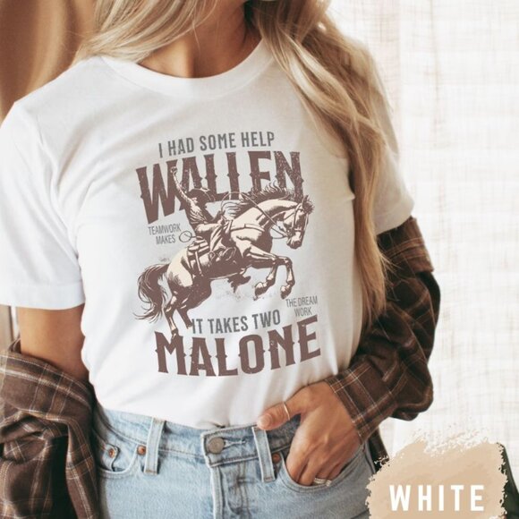 I Had Some Help Wallen and Malone It Takes Two Team Work Country Music Concert - Picture 1 of 1